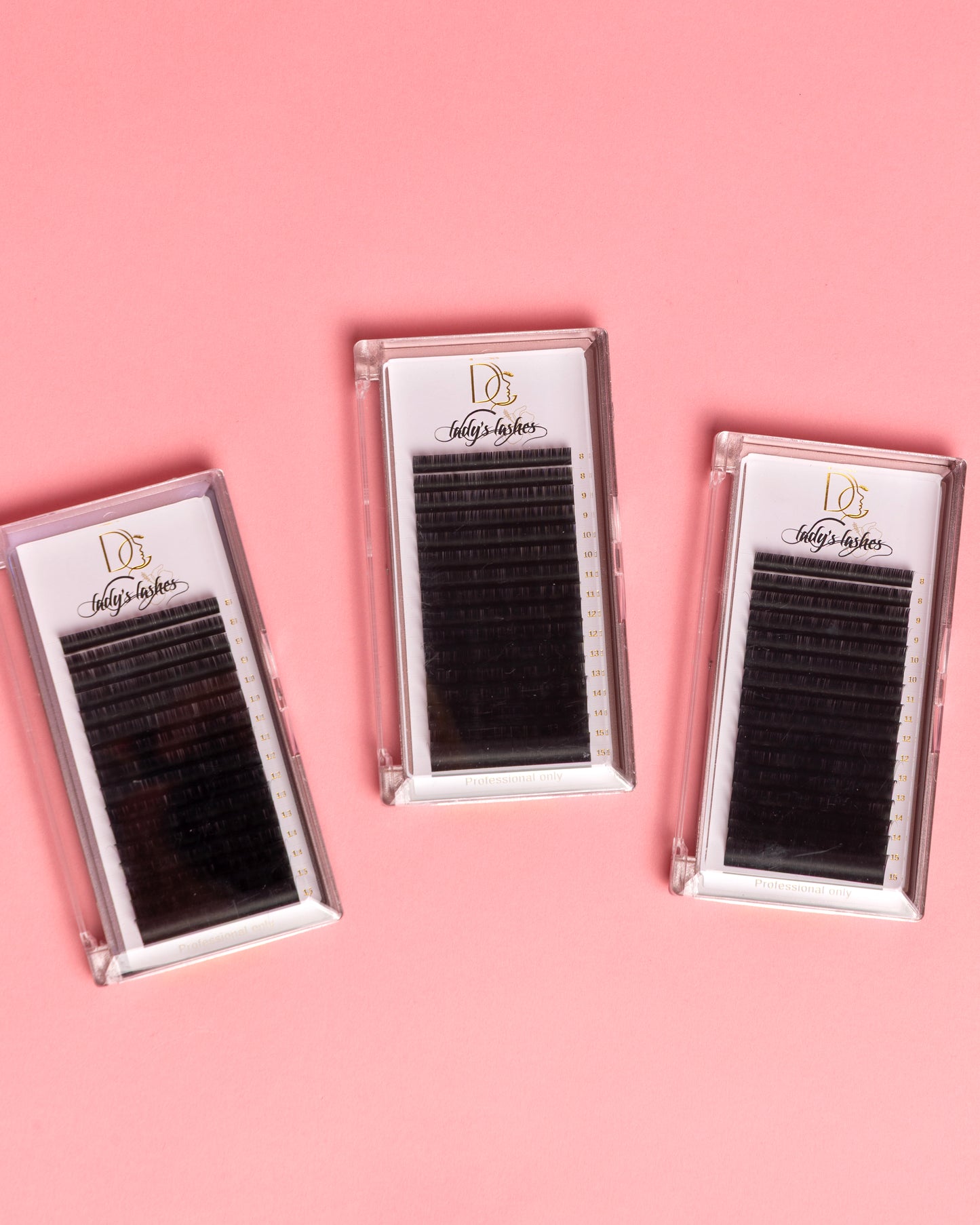 Μεταξωτές Βλεφαρίδες One by One – C Curl – Mix 8-15mm (16 Σειρές)