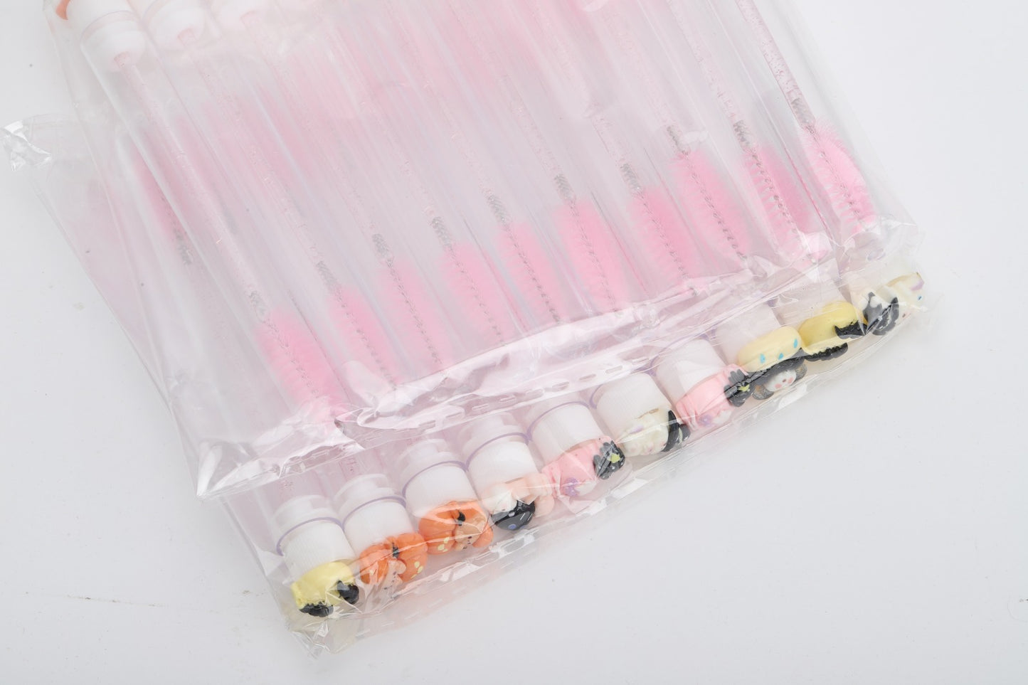 Lash Brush – Βουρτσάκι για Βλεφαρίδες με Σχέδια σε Μοναδικά Χρώματα 10τμχ