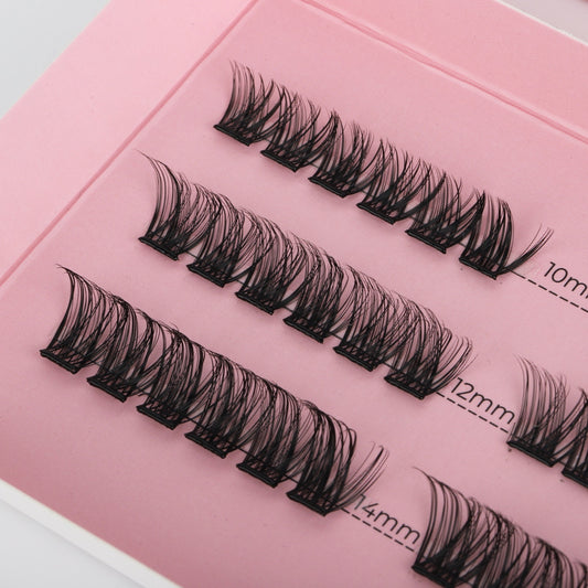 DIY Press-On Lashes – Αυτοκόλλητες Βλεφαρίδες σε Τουφάκια (10mm, 12mm & 14mm)