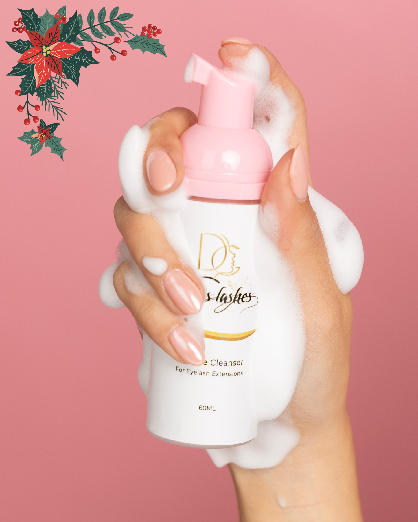 Αφρός Καθαρισμού για Extensions Βλεφαρίδων και Ντεμακιγιάζ Ματιών (60ml)