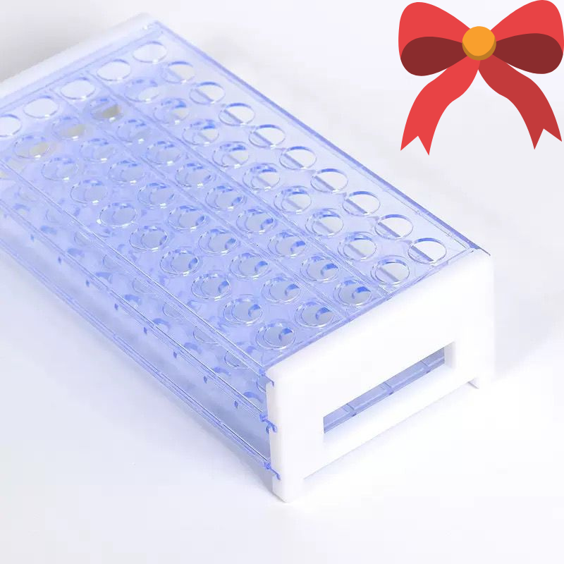 Βάση Οργάνωσης για Βουρτσάκια Βλεφαρίδων – Διάφανη με Θέσεις