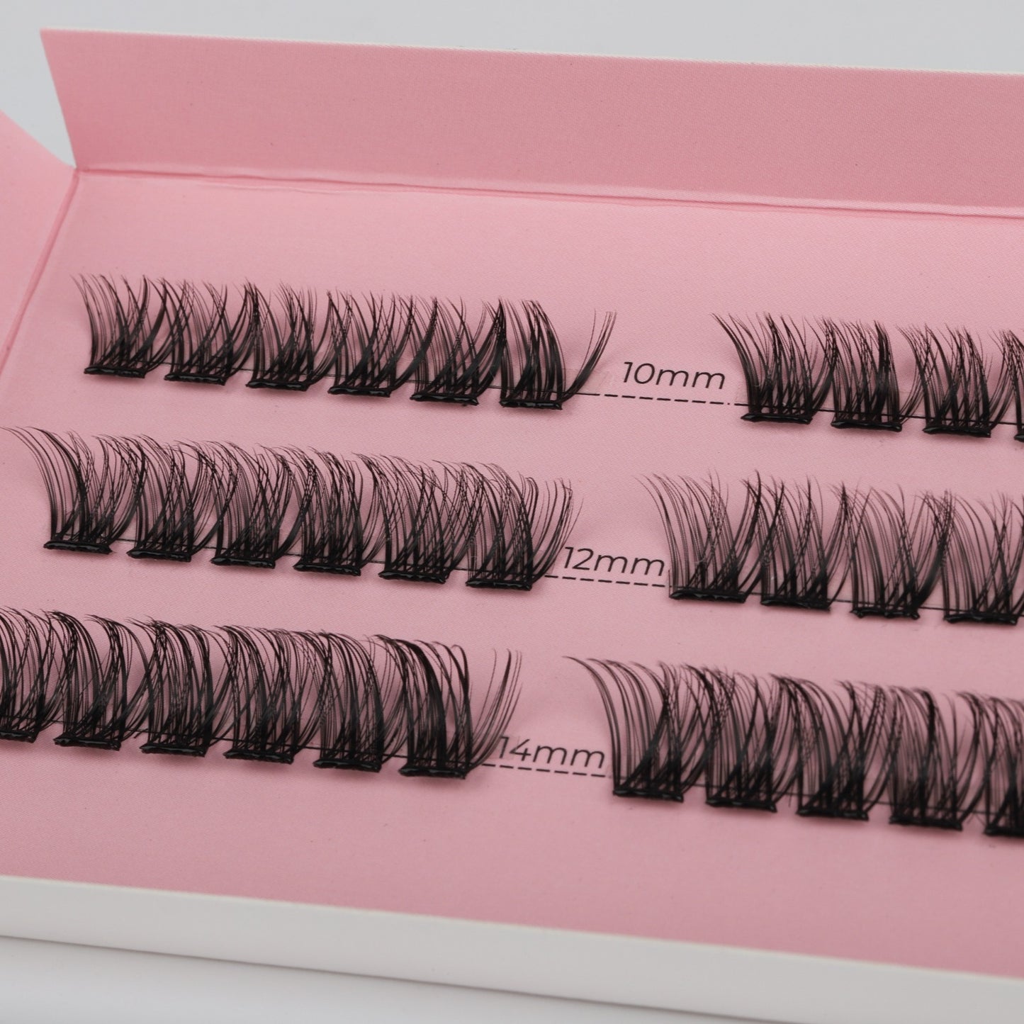 DIY Press-On Lashes – Αυτοκόλλητες Βλεφαρίδες σε Τουφάκια, up to 6 applications (10mm, 12mm & 14mm)